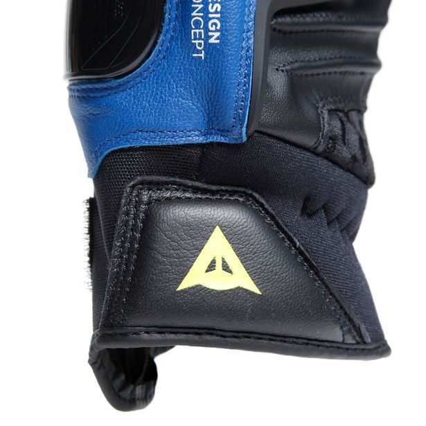 Dainese Carbon 4 Short Glove Blue Black Fluro Yellow 